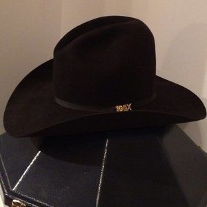 Vintage Resistol "GUS" Black Beaver Cowboy Hat